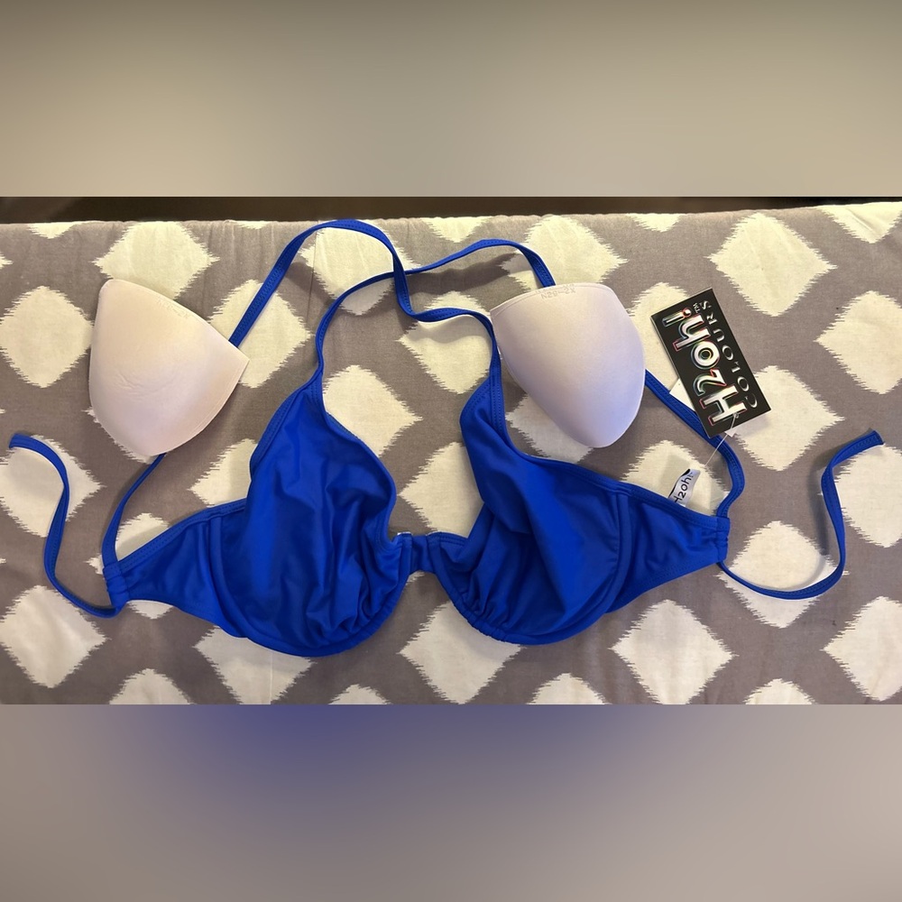 H2O Blue Bikini Top